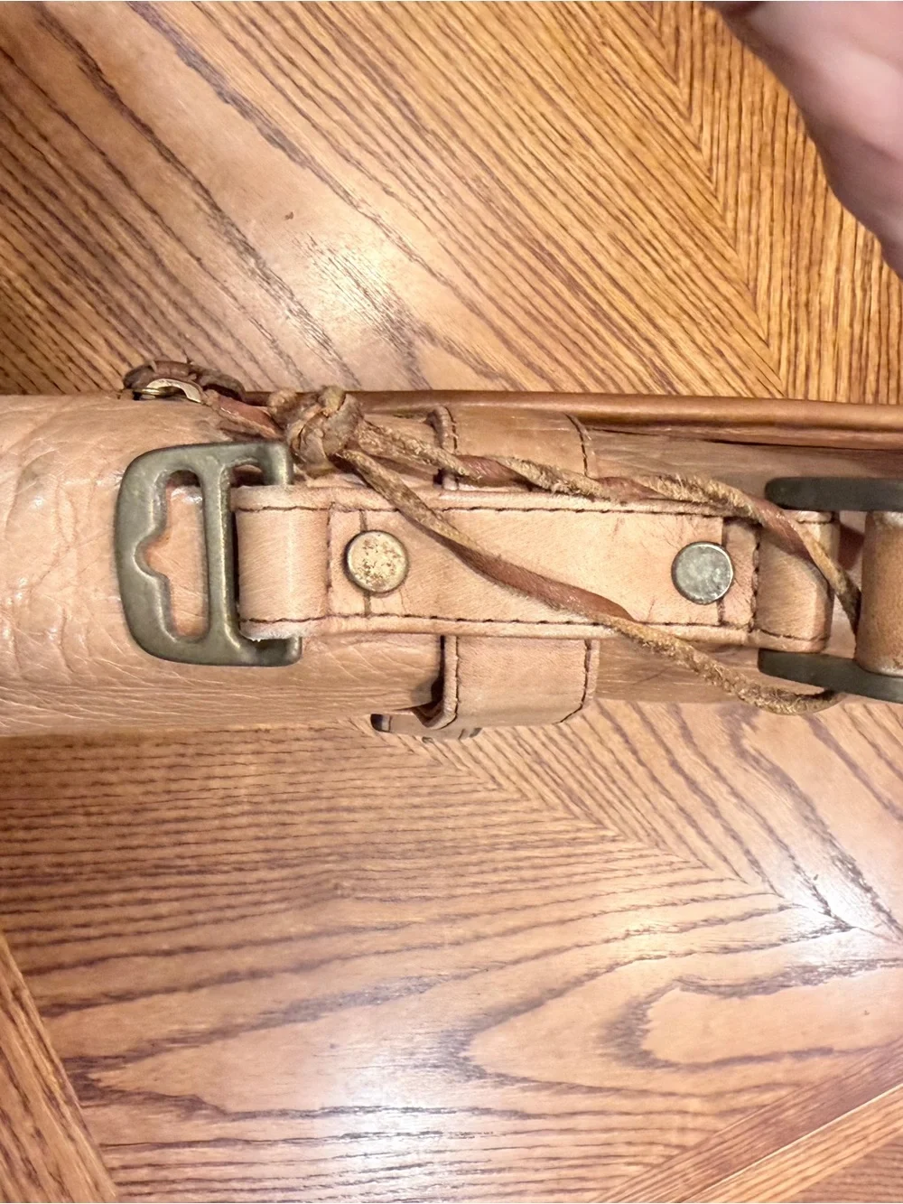 Frye Leather Briefcase in Light Tan *Project*